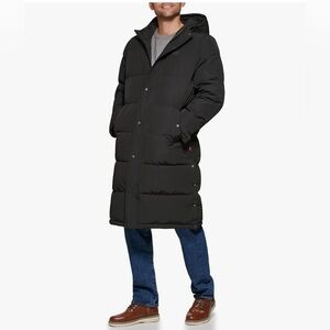 Levi’s men’s quilted extra long Parka Jacket